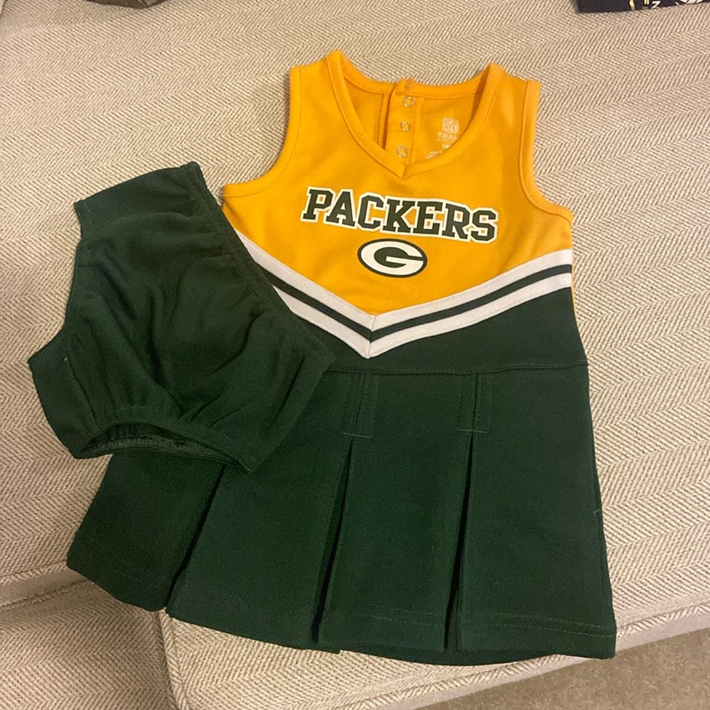 Packers 18MO Cheerleading Outfit